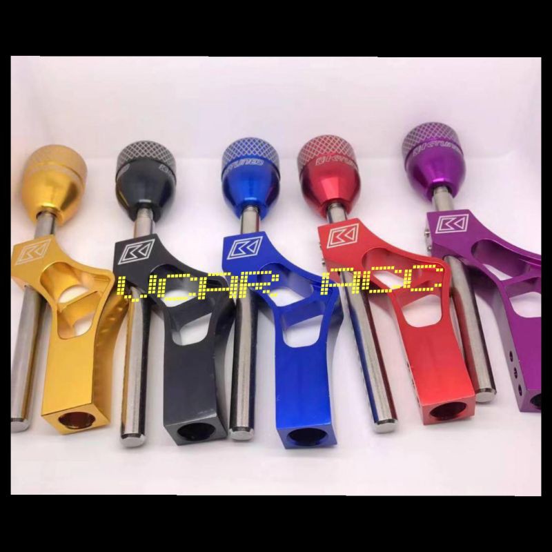 tuas kepala knop knob + tiang stik gigi tuas persneling Mobil SHIFT KNOP EXTENDER KTUNED universal