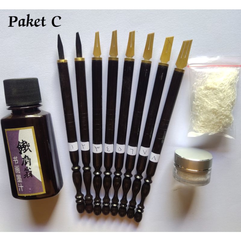 

Paket alat tulis khat/kaligrafi professional