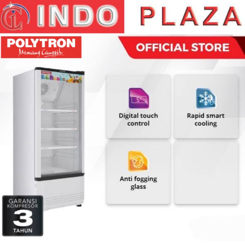 POLYTRON Showcase 3 Rak 140 Liter SCN-140X