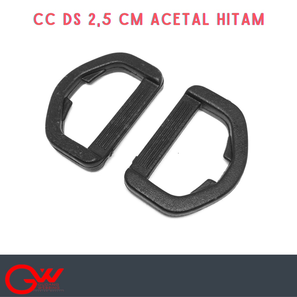 Ring D buckle 2.5cm - DS 25mm Acetal