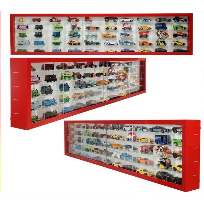 Rak Diecast Hotwheel Acrylic Isi 50 Hot Wheels Car Akrilik Pintu Sleeding Etalase