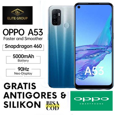 Oppo A53 Ram 6/128GB dan 4/64GB Garansi Resmi Indonesia terbaru