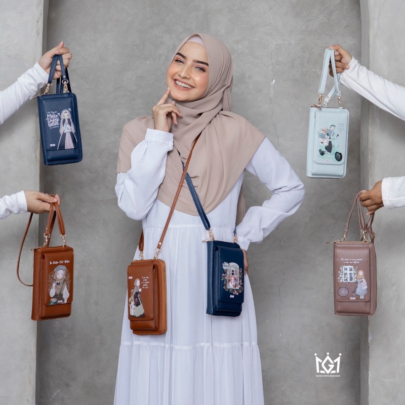 READY ‼️ SWEET CANDY PORTRAIT | TAS MUSLIMAH | SLINGBAG DAN DOMPET MUSLIMAH | DOMPET WANITA | TAS WA