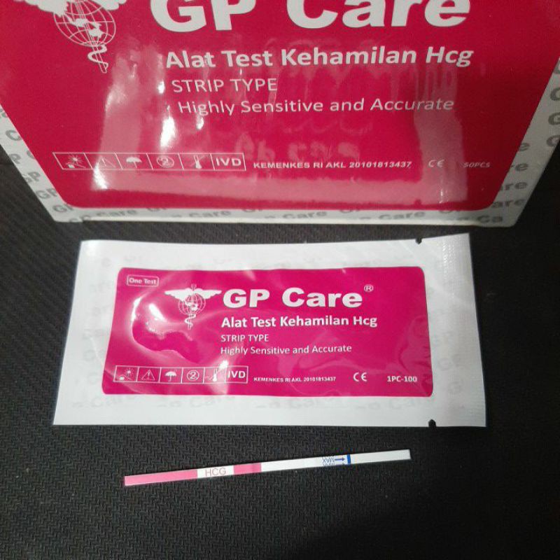 Test pack hamil /pregnancy test /GP CARE PINK STRIP