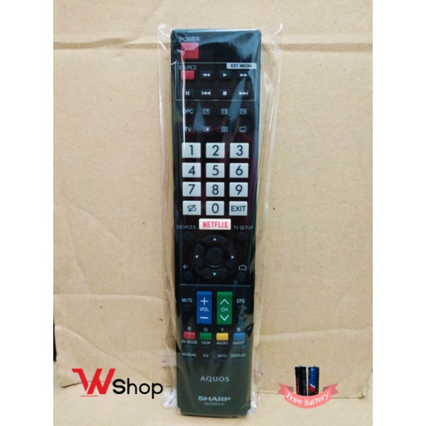 REMOT TV LCD LED SHARP AQUOS  NETFLIX ORIGINAL