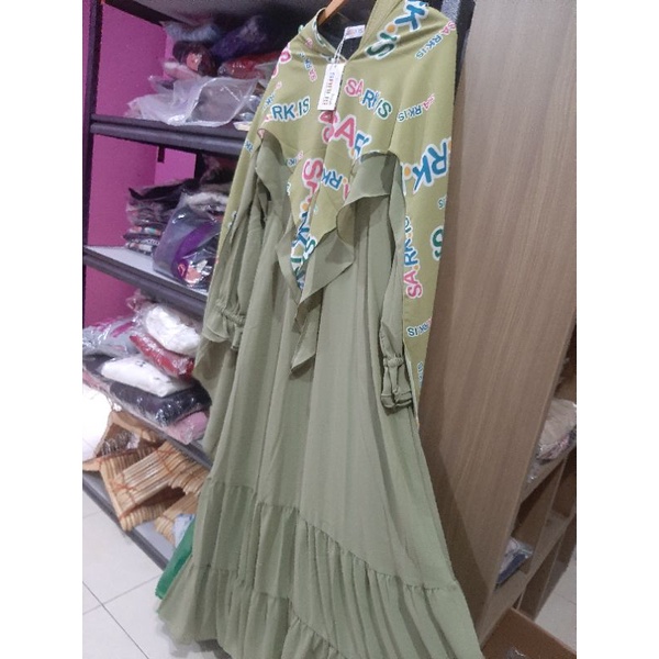 SALIMAH Series set Syari by SARKIS Khimar Printing