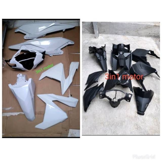 Cover body Full set Honda Vario 150 putih