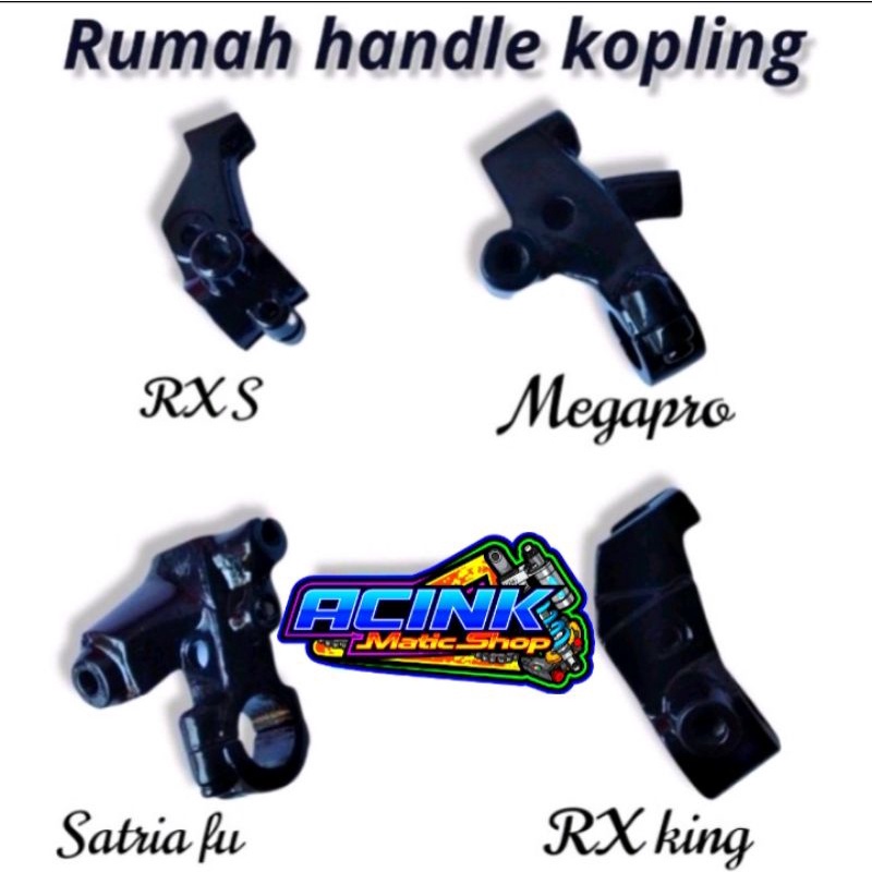 Dudukan rumah hendle kopling fiz r / rxs / rx king / satri fu / megapro rumah hendle kiri fiz r / rxs / rx king