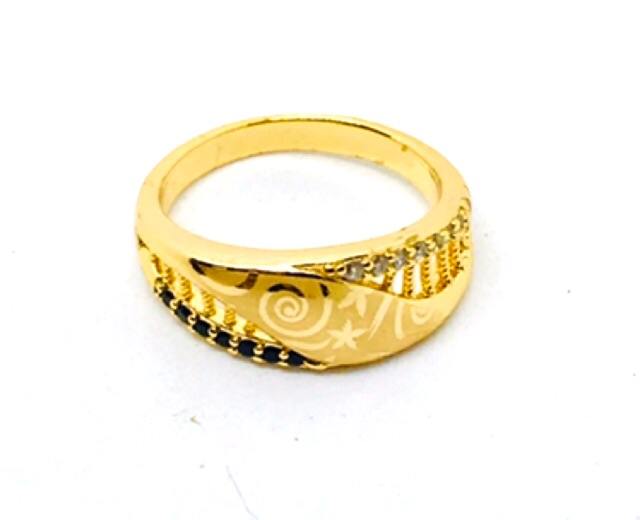 Cincin wanita //cincin grafir //cincin permata itam // cincin perhiasan  pengganti emas