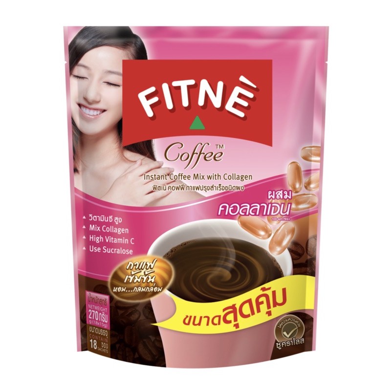 Fitne Coffee 3 in 1 mix with collagen &amp; vit c