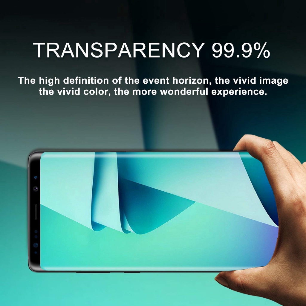 2pcs Samsung Galaxy Note 9pelindung Layar Tempered Glass Melengkung 3D Premium