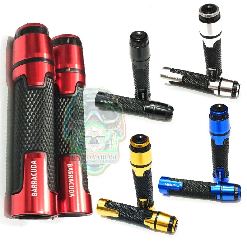 Handgrip barracuda Italy design rubber cnc premium for universal motor