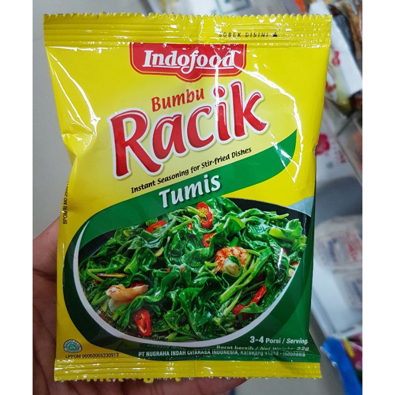 

INDOFOOD Bumbu Racik Tumis 22gr