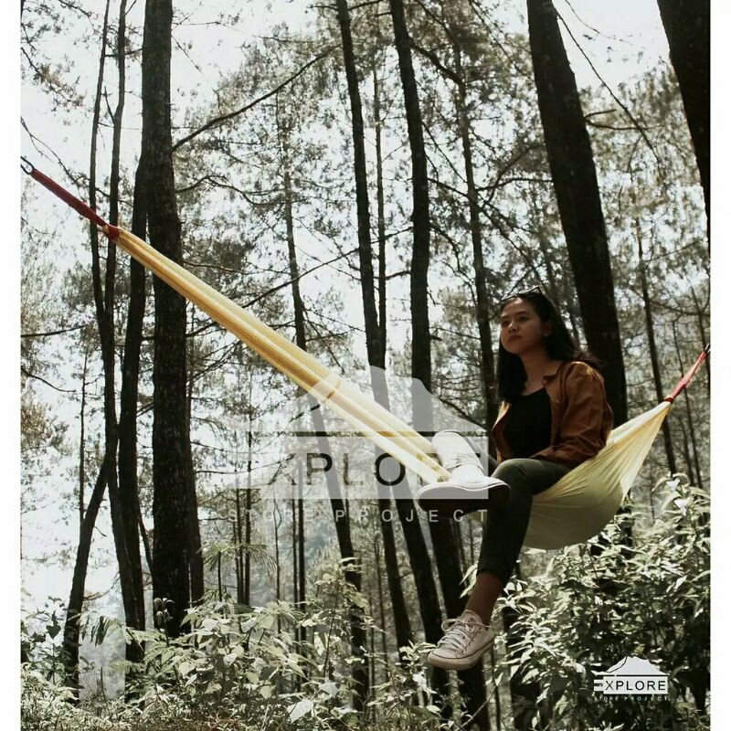 ayunan HAMMOCK ayunan pohon kemping hiking touring ayunan moderen ayunan kekinian