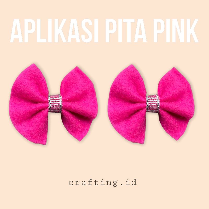 APLIKASI PITA PINK 3CM