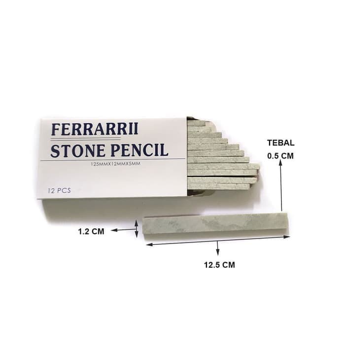

Produk Unggulan Kapur Besi Stone Pencil 1 Pack Isi 12 Pcs Sale!!!