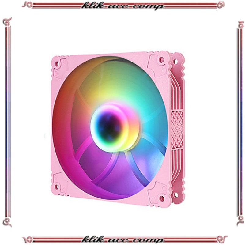 Fan Case Gaming NYK Nemesis Rainbow RGB 12CM/cooler cpu/cooler pc