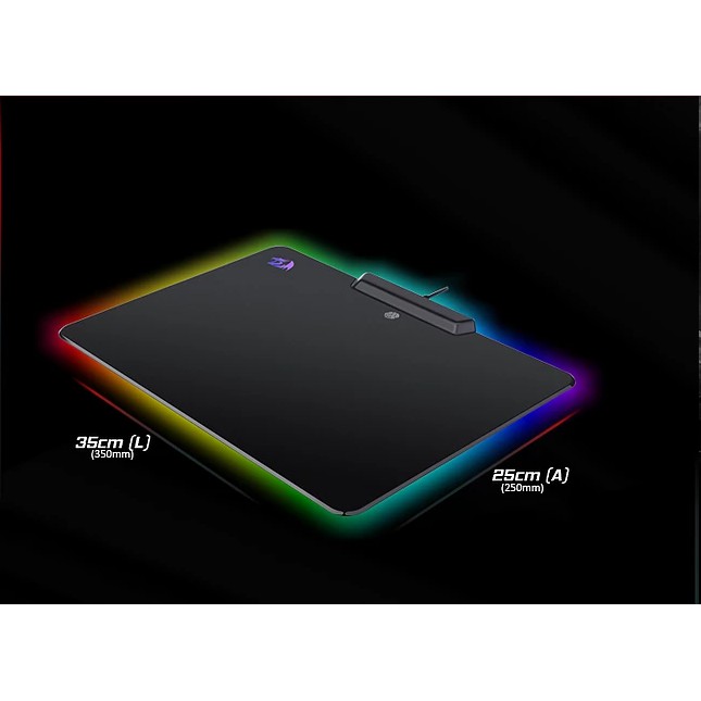 Mousepad Gaming Redragon RGB Hard EPEIUS P009 - Mouse mat pad