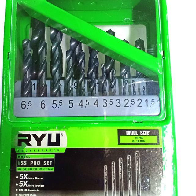 ZBY Mata Bor Besi HSS PRO Set 19pcs Tekiro Ryu ➥ ✸