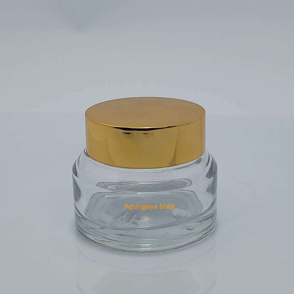 Pot Kaca 30 Gr Gendut / Pot Kaca / Pot Cream Kaca / Pot Krim Wajah / Pot Kosmetik / Pot 30 Gr
