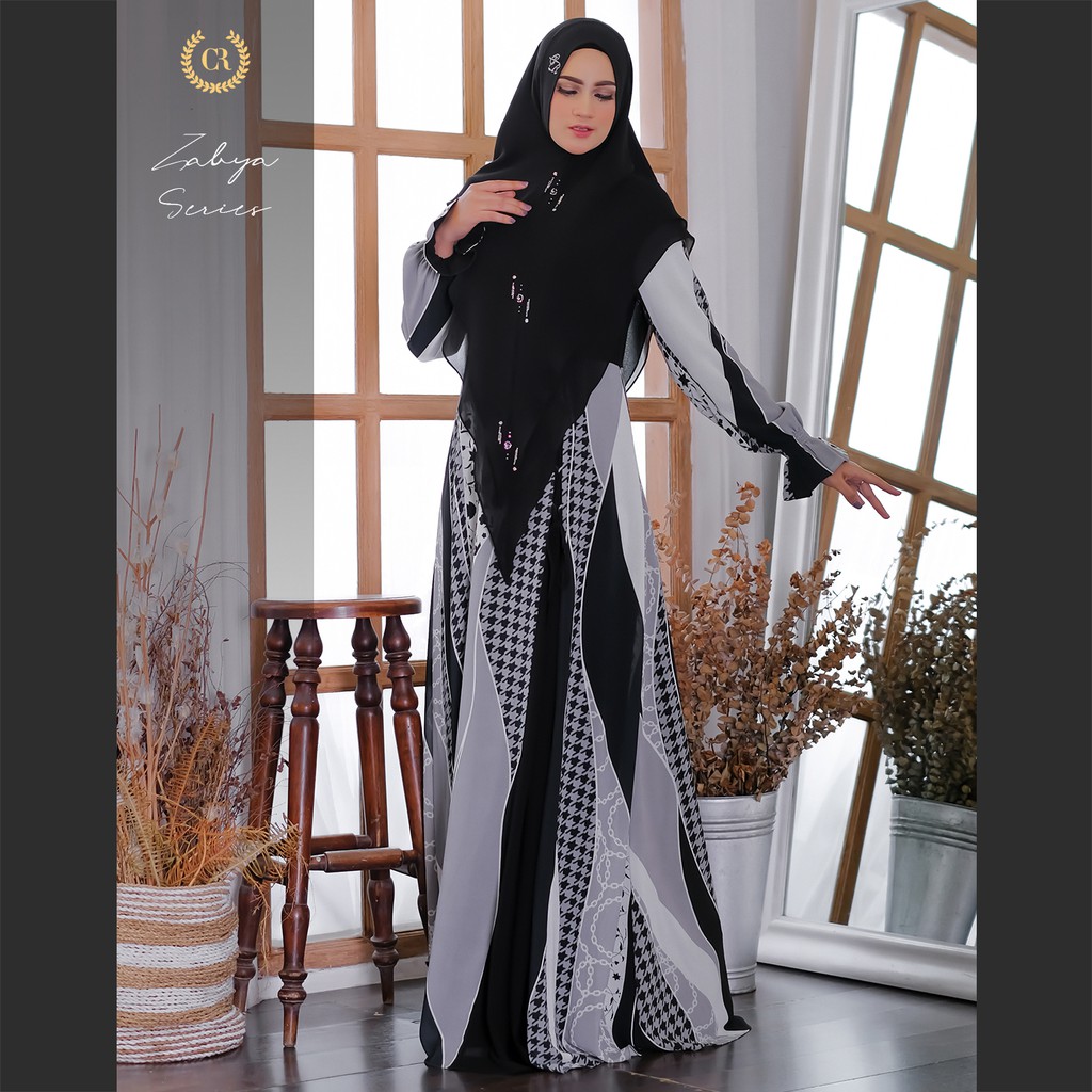 Dress Muslim ll Dress muslim Wanita ll Syari Set ll Dress ll Chayra Syari BY TIKA Ramlan (Zabiya Ser