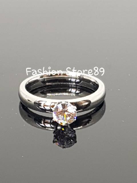 Cincin couple / cincin single /cincin nikah Titanium antikarat import / cincin couple permata silver