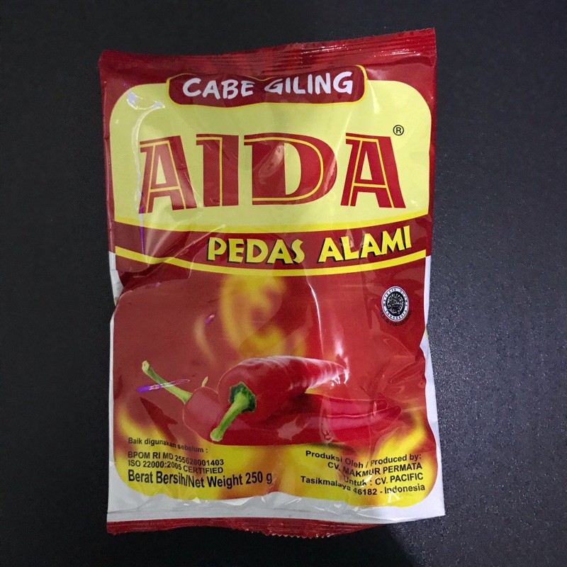 BUMBU TABUR INSTANT / CABE BUBUK / CABAIBUBUK / CABAI / CABE / CABEBUBUK SUPER PEDAS  AIDA 250 GR