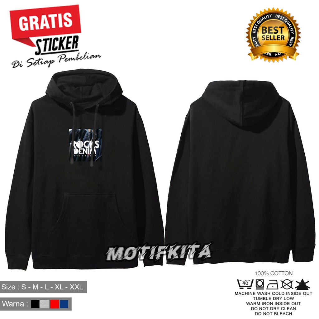 Jaket Sweater Hoodie ROCK DENIM Pria Dan Wanita Kaos Pria Keren