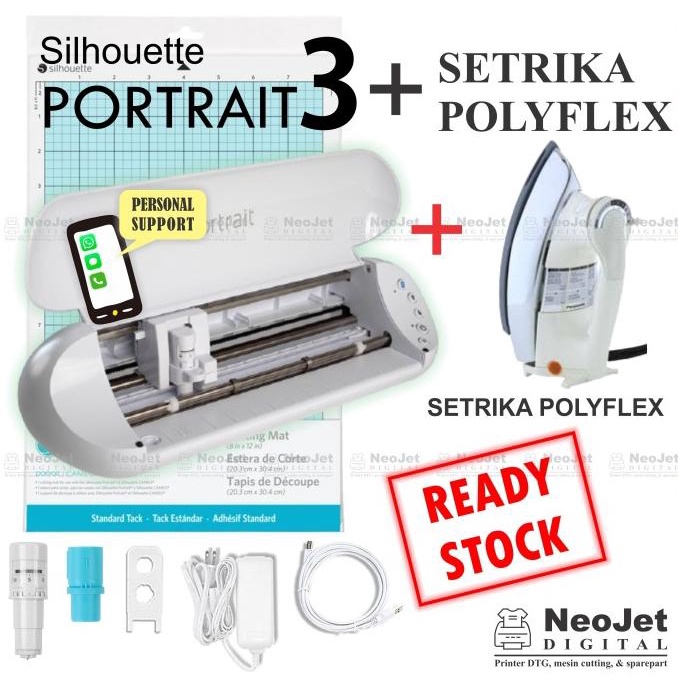 

Paket Usaha Sablon Mesin Cutting Mini Portrait 1 Setrika Polyflex