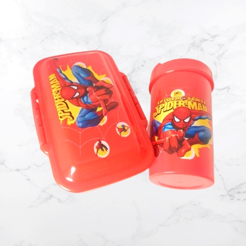 KOTAK MAKAN SET / BEKAL MAKAN KARAKTER ANAK