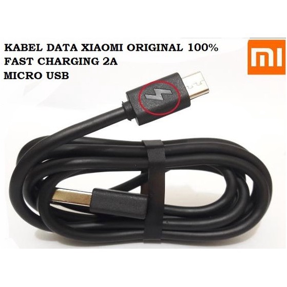 Kabel Data Xiaomi Type C Original Xiaomi Redmi 8 / Redmi 9 / Redmi Note 7 / Redmi Note 8