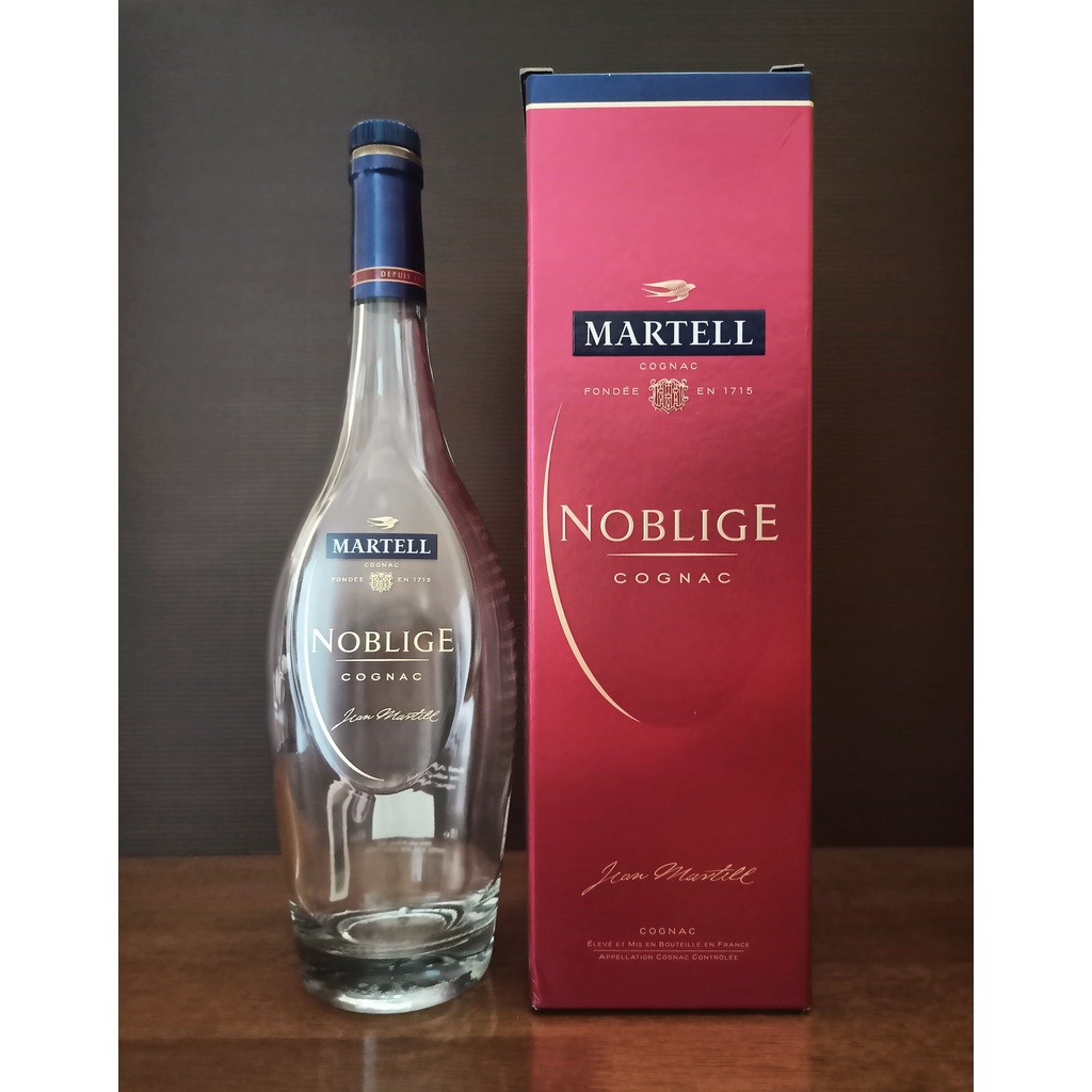 Botol bekas miras Martell Noblige 1 Liter + Box