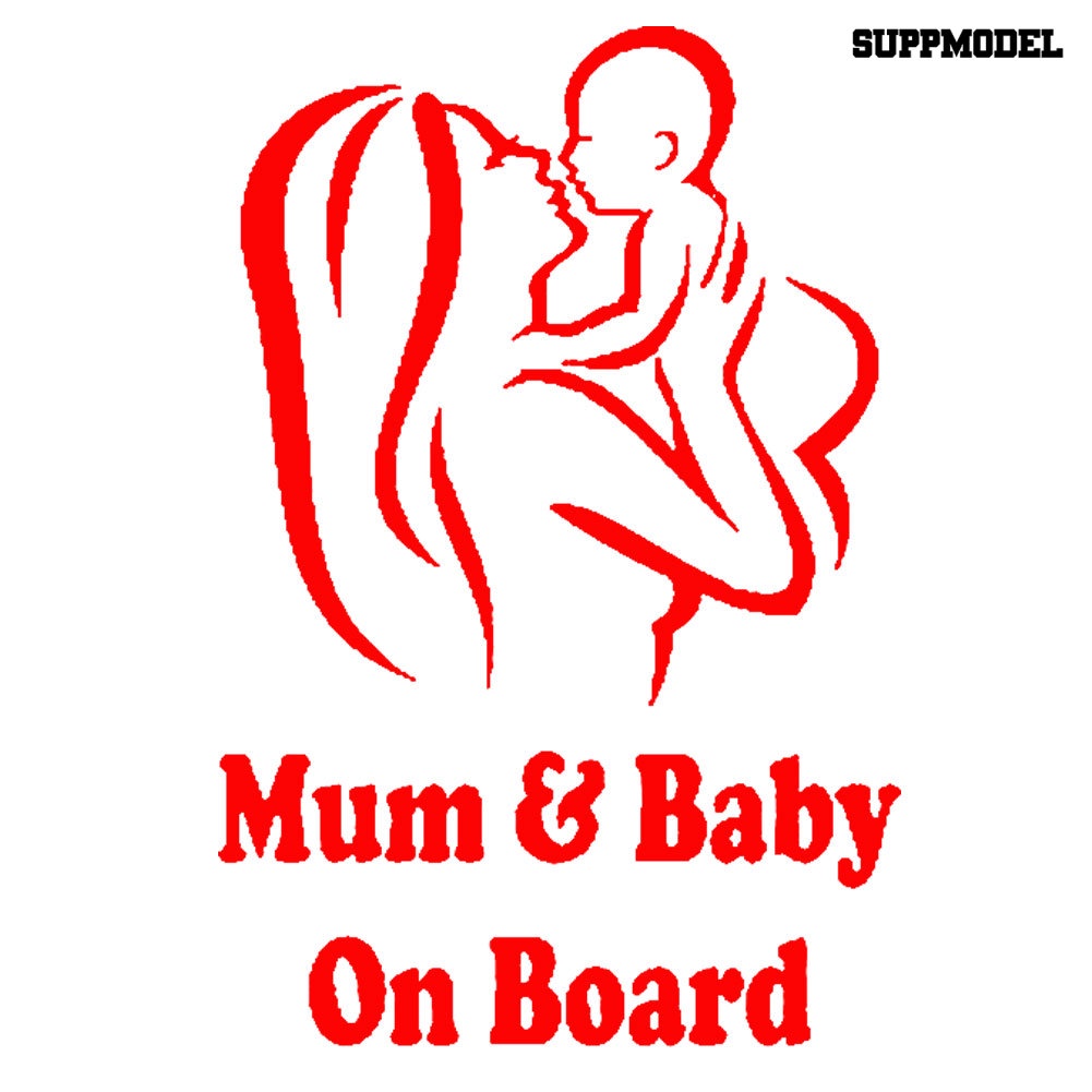 Stiker Reflektif Motif Tulisan Baby on Board Untuk Dekorasi Bodijendela Mobil