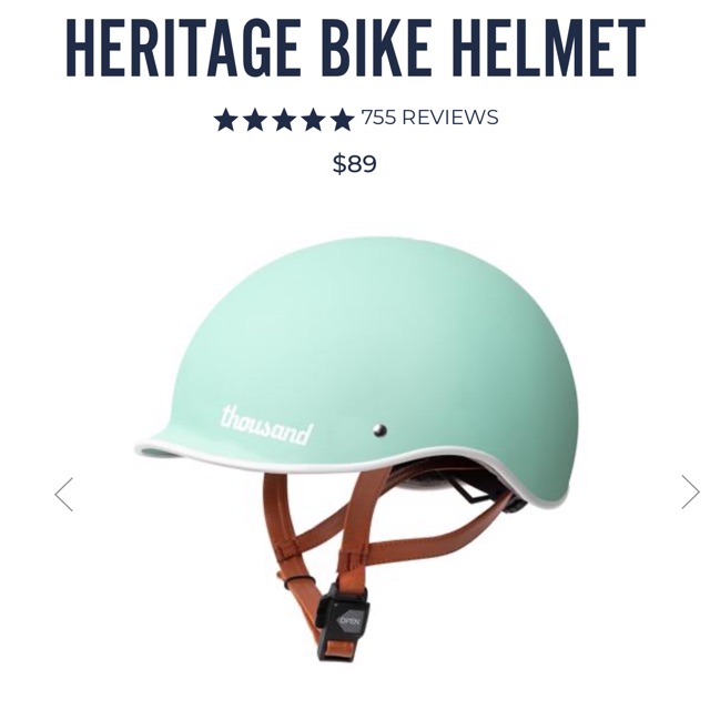 Helm Sepeda Heritage Helmet Thousand (Mint)