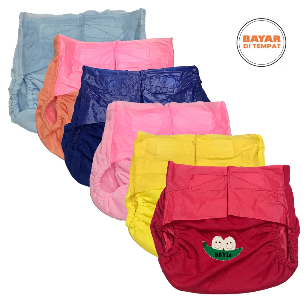 Babysmart -  1 Pcs Popok / Celana Bayi Kain REKAT Cuci Ulang / Diapers / Celana Lampin / Clodi Murah