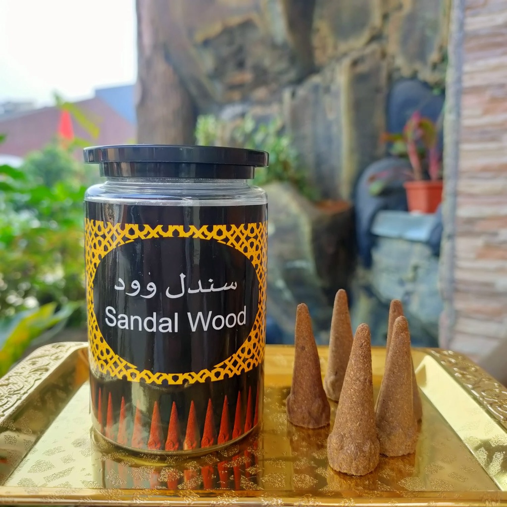 Bukhur Sandal Wood Aroma Sangat Kuat Buhur Berkulitas/ Buhur / Dupa / Buhur Kerucut / isi 20 Pcs