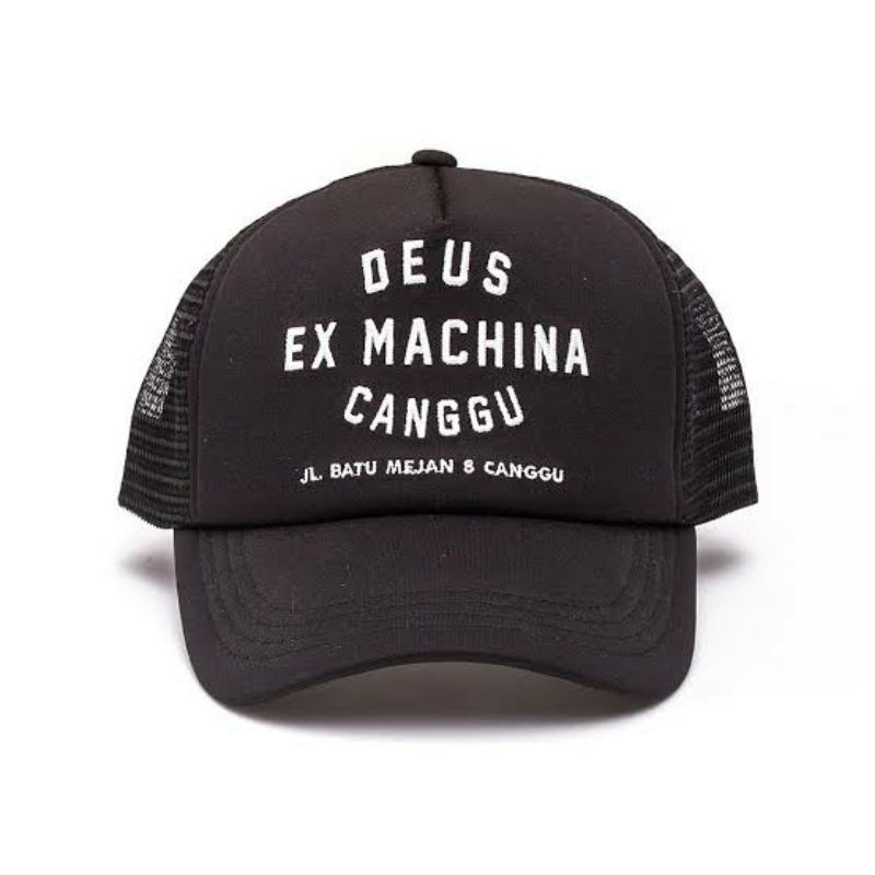 Topi Deus Ex Machina Canggu Address Black Original