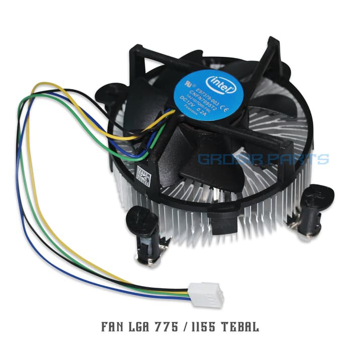 Fan Processor LGA 775 - 1155 Intel Box - CPU Cooler - Cooling fan