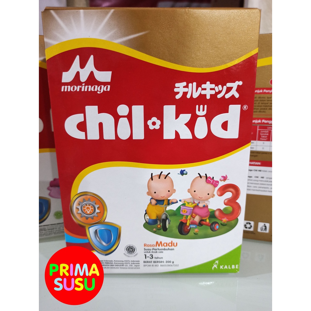 Chil kid 3 200 Gr, Madu, Vanila