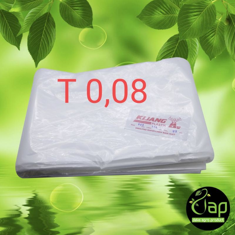 PLASTIK KERODONG ATAU SUNGKUP t 008 lebar 100 p 25m