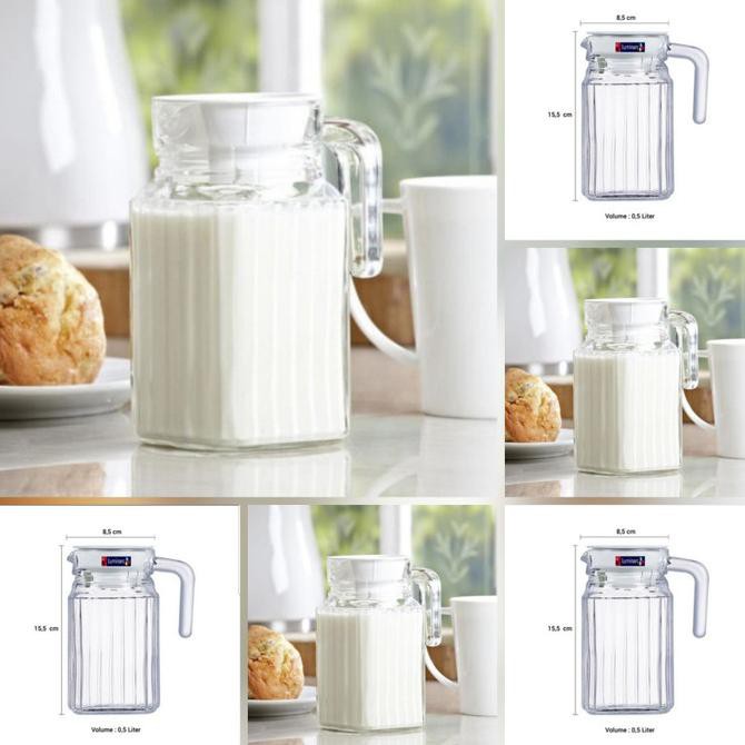 1 SET ISI 6 PCS TEKO LUMINARC 0.5 L /WATER JUG SUSU/JUICE PITCHER
