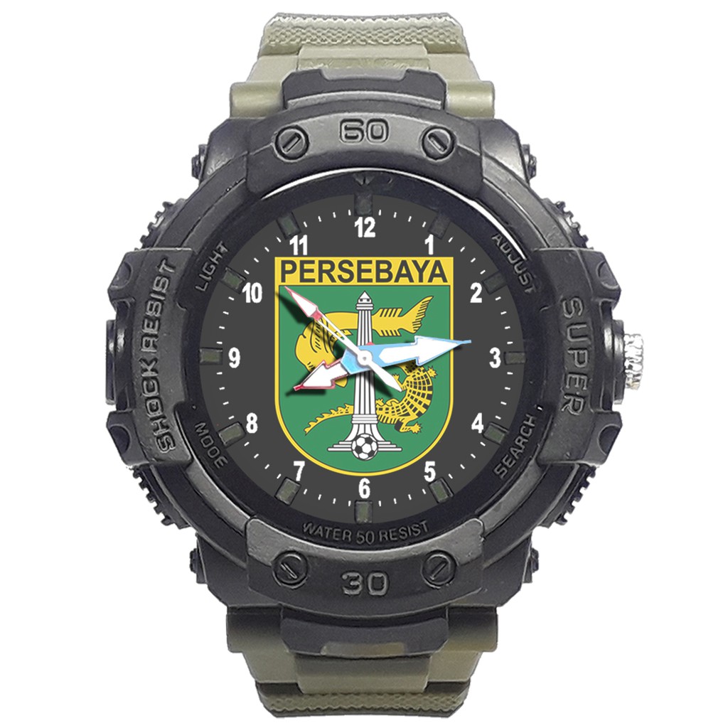 Jam Tangan  PERSEBAYA MOTIF 3 Bagus