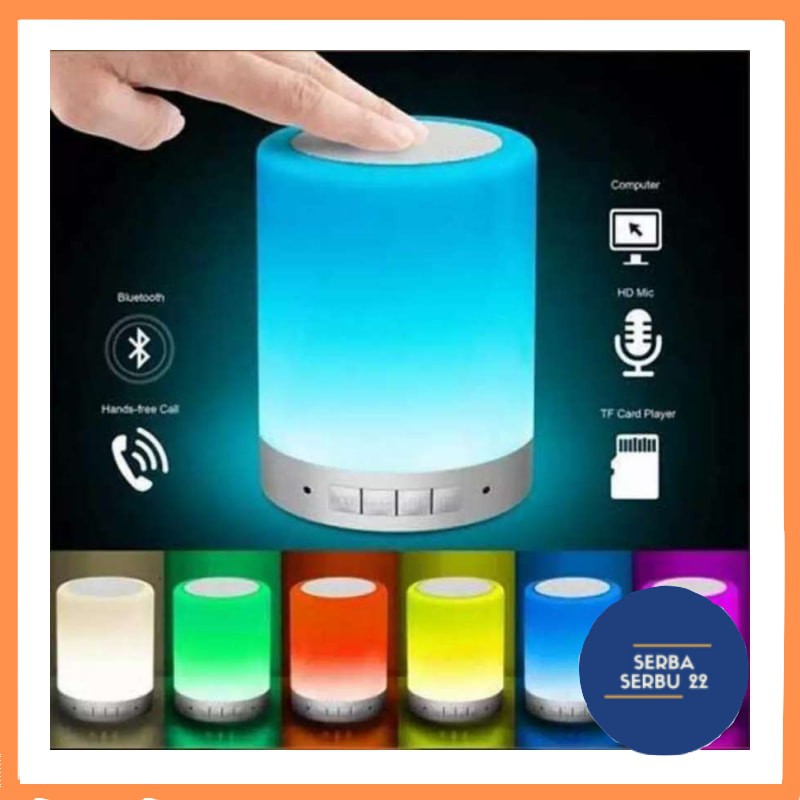 SPEAKER BLUETOOT CL-671 LAMPU TIDUR SMART TOUCH LAMP PORTBALE BLUETOOTH / SPEAKER LAMPU [SS]