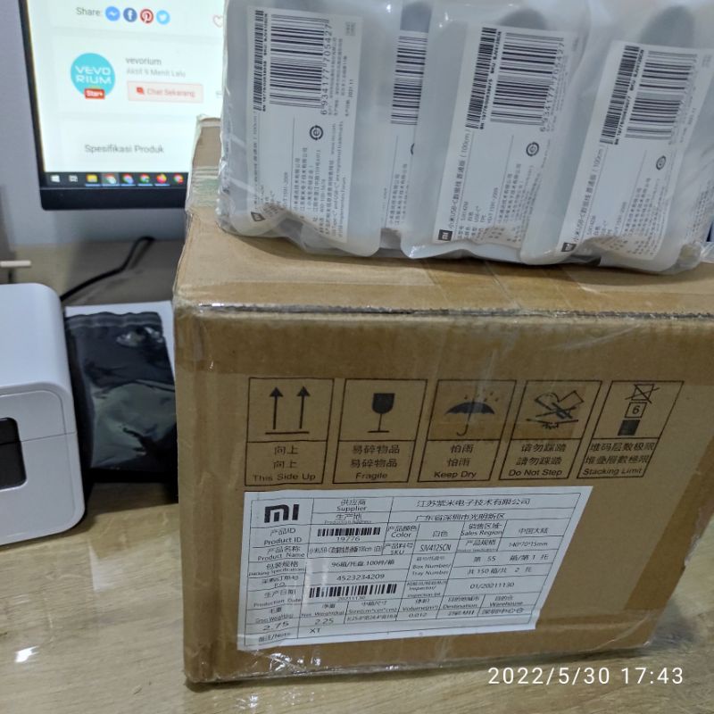 Xiaomi 3A 18W/22.5W USB Type C Data Cable 100cm Fast Charging Kabel Data Charger Type-C Tipe C Original 18 Watt Kabel 1m Cas Ori