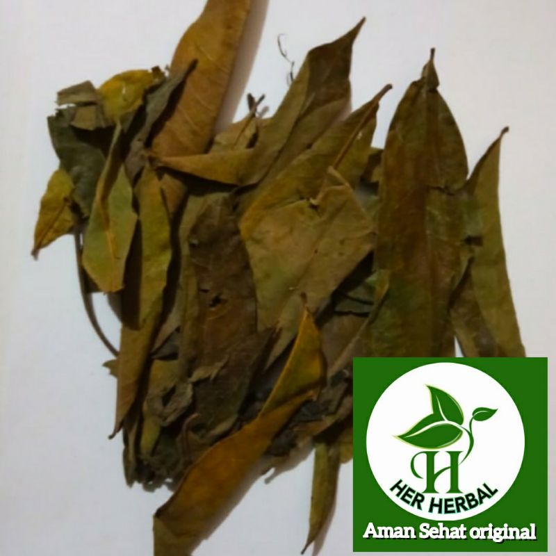 

Daun kapuk randu kering herbal