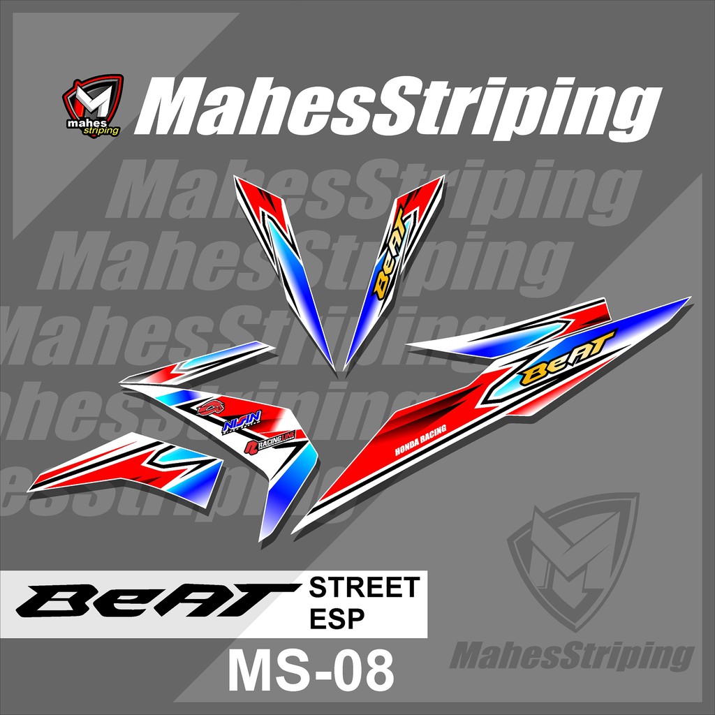 Sticker Striping Motor  Beat  Street Beat  Fi  Esp  Beat  