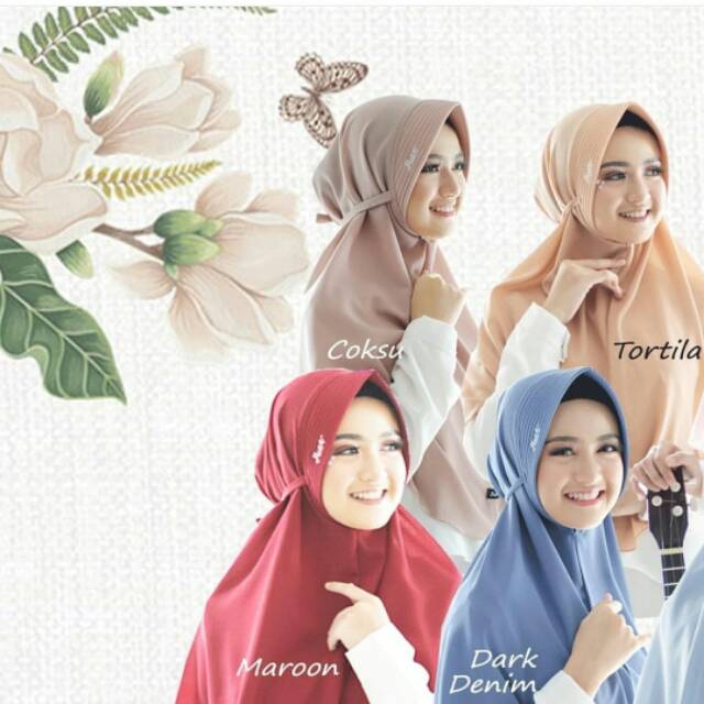 Jilbab Kendedes by Puan Jilbab pet Jilbab non pet Hijab Kerudung Instan
