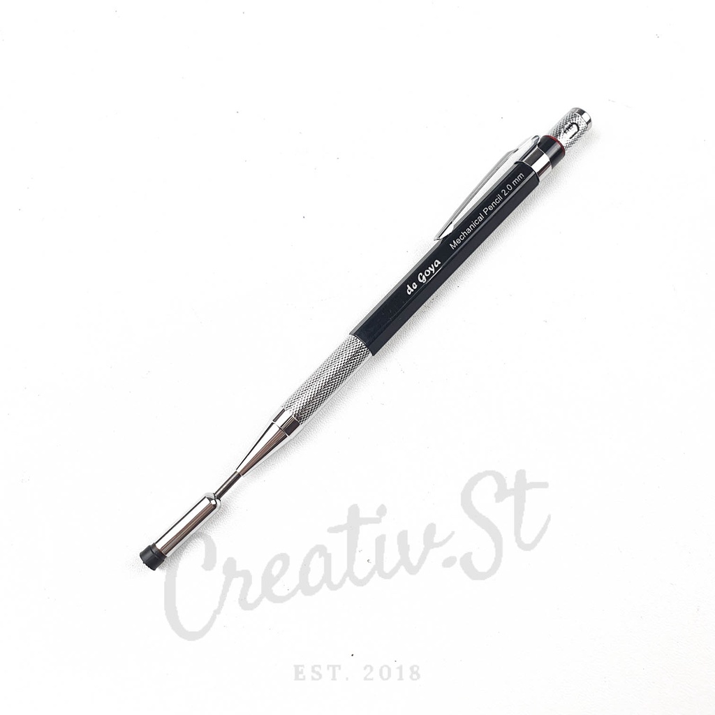 

De Goya Pensil Mekanik Metal Besi Mechanical Pencil 2.0 Mm 2.0Mm