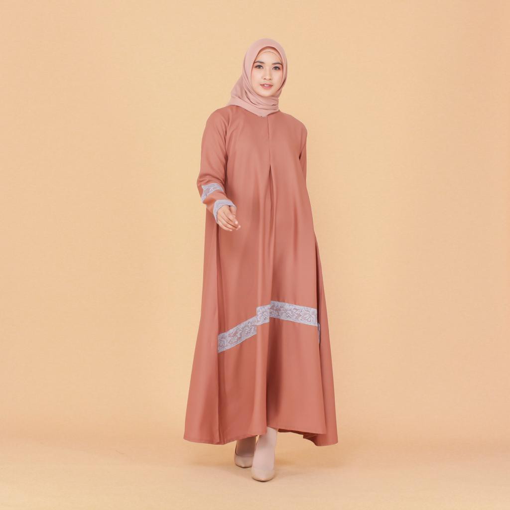 Bisa COD SYAHLA DRESS – Gamis murah Pakaian wanita Baju wanita Maxi dress Dress muslim