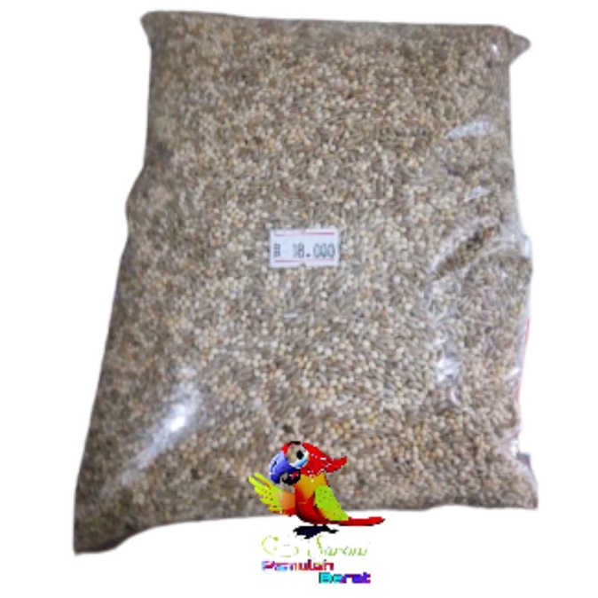 MILET CAMPUR KENARI SEED MILET CAMPURAN MILET PUTIH  NETTO 1 KG